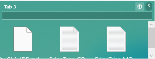 top tab